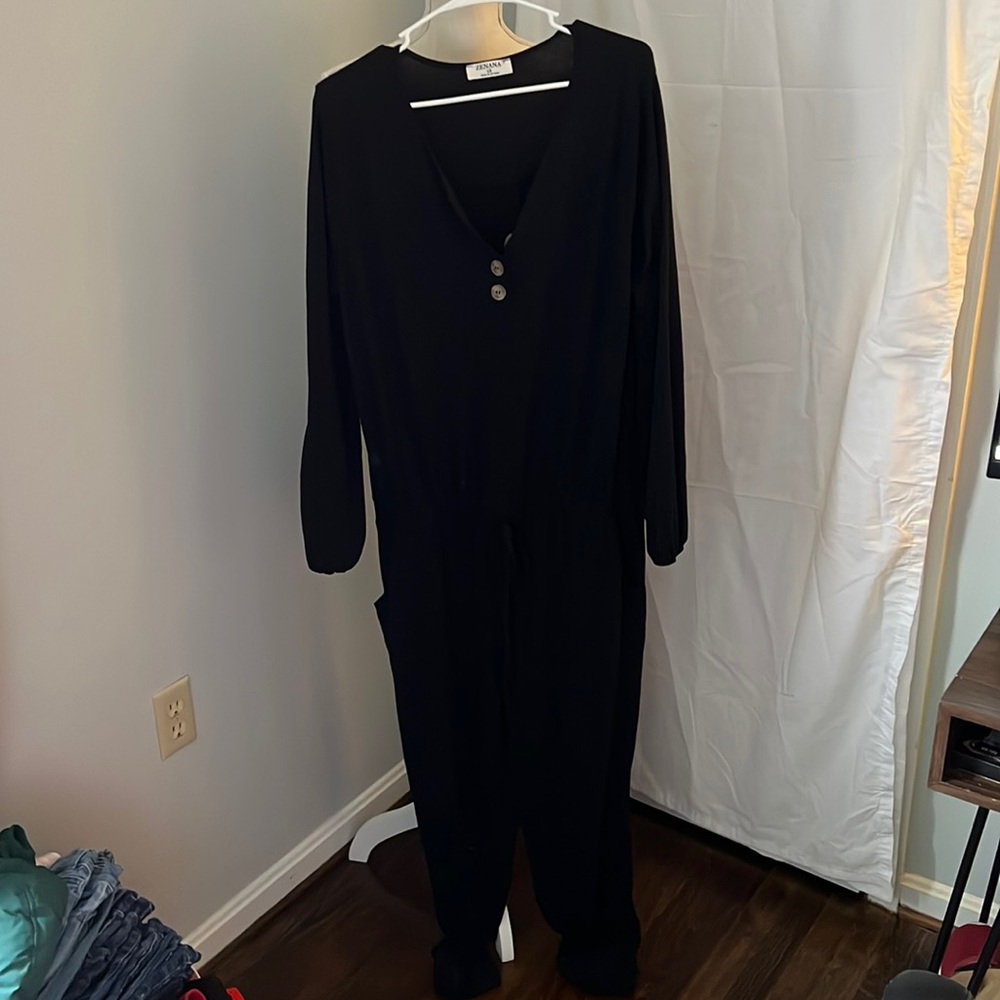 Zenana Black Jumpsuit